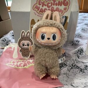 Authentic Pop Mart Exciting Macaron Labubu Toffee